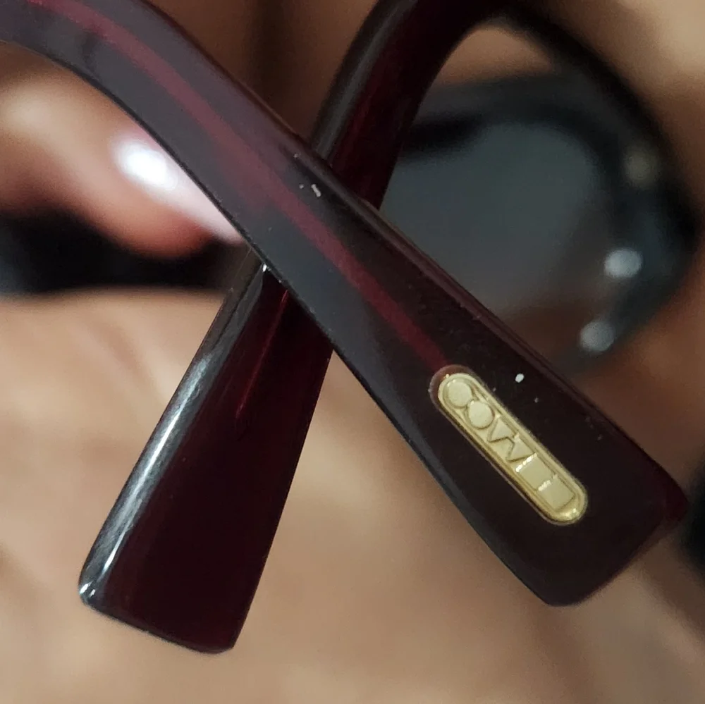 Oliver Peoples Sunglasses Burgundy Frames w/ Gradient Brown Lenses
